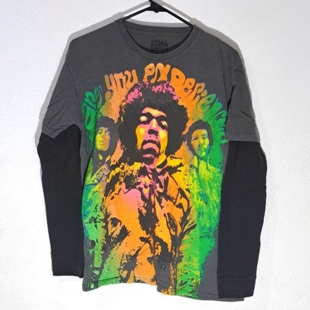 VTG Jimi Hendrix, Bob Band shirt‎ size M